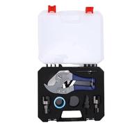 ZenithAur Kit de herramientas de reparación de tuberías de 1/2" 3/4" para tuberías DN15/DN20 con roscadora interna externa, broca escariadora, cortador y cinta de PTFE para