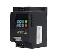 ZenithAur Variador de frecuencia 0.75KW Controlador de Motor Inversor de frecuencia Monofásico AC220V Entrada Trifásico AC0- Salida
