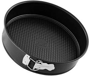 Zenker 6012 - Molde redondo (20 cm de diámetro, chapa de acero antiadherente), color plateado