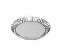 Zenker 6821 - Molde rizado para tartas, 28 cm, color plateado