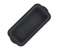 Zenker 685533 Molde para tartas de silicona de fibra de vidrio, molde rectangular, molde para tarta, molde de silicona, fibra de vidrio, nailon, gris, 31,5 x 14,2 x 5,2 cm