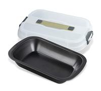 Zenker Bake, Click & Go - Fuente para postre y horno con tapa (34 x 24,5 x 8 cm, con tapa a juego para el transporte directo)