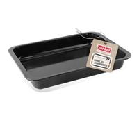 Zenker Bandeja horno universal esmaltada con bordes, Rustidera para asados y repostería, Fuente para horno antiadherente, resistente hasta 400ºC con capacidad de 4300ml, 40x29x6cm, 1ud.