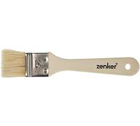 Zenker Brocha para repostería 18,5x3,7cm, pinceles para respostería y cocina (color: madera y acero), cantidad: 2
