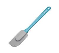 Fackelmann Espátula de silicona Zenker – Alta resistencia 230ºC, 26x5 cm, Celeste/Gris, 1 ud