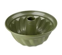 Zenker Green Vision Molde Repostería para Kougelhopf, Molde de Kouglof, Molde de Acero con Recubrimiento Antiadherente ILAG con Cera Natural de Carnauba, 25x11,5 cm, 1 ud.