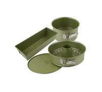 Zenker Juego de 3 moldes para tartas Green Vision de 18 a 30 cm