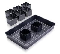 Zenker Molde de números y letras - Juego de 9 piezas para repostería creativa, revestimiento sin PFAS, resistencia al calor +230 °C