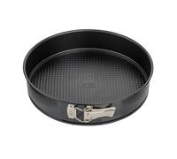 ZENKER Molde Desmontable 30cm 1 Fondo, para Tartas, con Recubrimiento Antiadherente, Acero, Negro, 30 cm