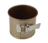 Zenker Molde para pan de bolardo - Molde redondo para hornear - 12 moldes para pan con revestimiento antiadherente - Molde para pan casero - Ø 12 x 10 cm, dorado/caoba