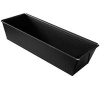 Zenker Molde Rectangular 25Cm, acero con revestimiento antiadherente Ilag, color negro, 1 ud.