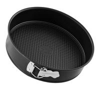 Zenker Pure Molde Desmontable 28 cm 1 Fondo, Molde Repostería, Molde para Tarta, Bizcocho o Quiche en Acero con Revestimiento Antiadherente ILAG, Resistente Hasta 230ºC, Color Negro, 1 ud