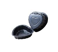 Zenker Set 2 Mini Moldes Corazón, 12,8x12x3 cm, Moldes Antiadherentes Aptos para Air Fryer, Perfectos para Porciones Individuales, Mini Tartas de San Valentín, Acero al Carbono
