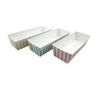 Zenker Set 5 Moldes PlumCake de Cartón, Aptos para Hornear Plumcake, Bizcocho y Brownie, Apto para Horno, Resistente hasta 220ºC, Moldes Desechables, 22cm, 5uds.