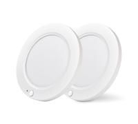 zenlavia Plafón LED con Sensor de Movimiento, 15W 1500lm, 3 Temperaturas de Color (3000K/4000K/6000K), Ø19cm Ultraplano, IP44 Impermeable, Lámpara de Techo Redonda para Pasillo, Baño