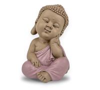 Zen'Light - Estatua de Buda en reflexión - Buda bebé icónico - Estatua Tranquila y Alegre - Decoración Zen - Idea Cualquier ocasión - H 12,5 cm