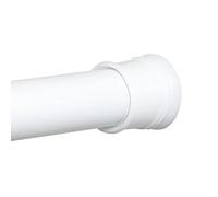 Zenna Home Zenith Tension - Barra de Ducha, Blanco, 43-72 Inches