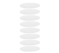 Zerodeko 100 Unidades Disco de Lijado de Alúmina, Resistente a Altas Temperaturas Redondo Autoadhesivo Blanco de 80 Granos Abrasivo Pelusas para Decapado de Muebles y Pintura