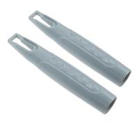Zerodeko 2 Piezas de Empuñadura Ergonómica para Mango de Escoba de Plástico, Funda Resistente para Varilla de Trapeador en Limpieza Doméstica