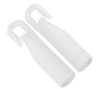 Zerodeko 2 Piezas Gancho para Barra de Persiana Vertical Blanco Pom | Reparación Rápida y Reutilizable, para Anillos de Conexión y Mantenimiento Doméstico o Alquiler