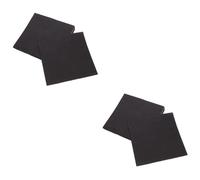Zerodeko 2 Series Servilletas Negras Cumpleaños Fiestas Especiales Doble Mayor Durabilidad 20 Hojas*2