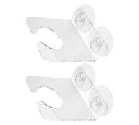 Zerodeko 2piezas Estante para Copas de Vino Acrílico Diseño de Ventosa para Bañera Soporte para Copas de Vino para Ducha Soporte para Bebidas de Ducha