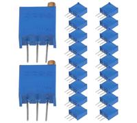 Zerodeko 30 potenciómetros de ajuste multivuelta de 10 kΩ y 3296 W para | Potenciómetro de ajuste para PCB, montaje en placa, utilizado en experimentos electrónicos, ajuste de circuitos DIY.
