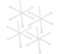 Zerodeko 50 Piezas de Placa de Ubicación de Plástico para Persianas Verticales, Accesorio de Reparación y Conector de Listones, Fácil de Instalar en Oficina