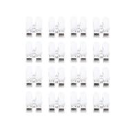 Zerodeko 50piezas Conector de Terminal de Resorte para Cableado Bloque de Terminales Rápido y Compacto para Conexiones Eléctricas Compatible con Mm² Blanco