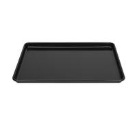Zerodeko Bandeja para hornear de acero al carbono - 17.52 x 11.81 pulgadas - Bandeja rectangular para asar, ideal para pasteles, lasañas, guisos y hornos tostadores.