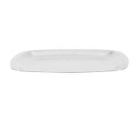 Zerodeko Bandeja rectangular de acero inoxidable para barbacoa, plato para | Bandeja para asar comida, bandeja para servir en el baño, organizador de velas, joyas, perfumes y cosméticos para la sala de