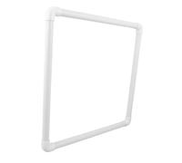 Zerodeko Barrera Flotante y Mejor Circulación de Agua en Estanques para Plantas y Peces Anillo Cuadrado de PVC Blanco, Diseño Estable para Uso Prolongado en Acuarios y Estanques