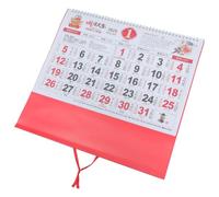 Zerodeko Calendario Colgante Tradicional Chino 2025 de Papel Colores Brillantes y Detalles Ricos para Decoración de Pared del Año Serpiente
