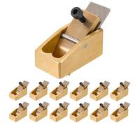 Zerodeko Cepillo de Mano para Carpintería de 16mm Acero y Latón, Herramienta de Luthier para Viola y Otros Instrumentos de Madera, Fácil y Acabado Brillante