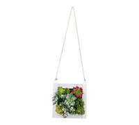 Zerodeko Colgante de Simulación de Plantas Suculentas de Material Sintético, Decoracion Ligera y Cómoda para Pared en Protección de Cercas y Escenas