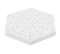 Zerodeko Estera de Color Mullita de Soporte Refractaria de Cerámica Claro | Resiste Alta Temperatura, Superficie Lisa sin Rebabas, No se Deforma, Accesorio para Hornos de Cerámica