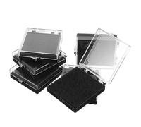 Zerodeko Estuche Transparente de Plástico Negro Esponja para Exhibir Medallas y Pines, 12 Cajas Apilables para Organización Personal y Almacenamiento Versátil