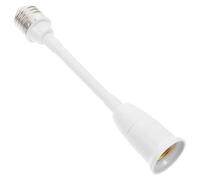 Zerodeko Extensor de portalámparas, casquillo portalámpara E27 a E27 con brazo flexible, rotación 360°, para homes y outdoor, ajuste de altura y ángulo