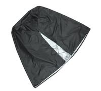 Zerodeko Funda para Silla Colgante Tipo Huevo, Funda para Silla Columpio, Oxford, Negro, Cremallera, Portátil, para Interior y Exterior, Protección contra Nieve y Escarcha
