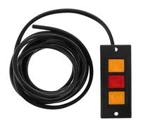 Zerodeko Interruptor Pulsador Ergonómico Botón de Control para Persiana Enrollable, Plástico y Metal, Resistente Intemperie, Respuesta Sensible, para Almacenes y Viviendas
