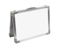 Zerodeko Pizarra Magnética Portátil de Doble Cara para Escritorio Caballete Plegable, Espacio de Escritura Liso y Borrado en Seco Fácil para Oficina y Clase