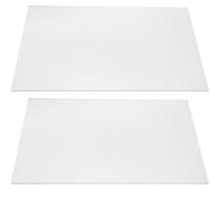 Zerodeko Placa de Acrílico Transparente Resistente a Impactos y Rayos UV 2 Piezas de Alta Nitidez para Caja de Exhibición y Estantería Decorativa para Manualidades y Proyectos de Ventana