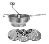 Zerodeko Prensador de Patatas 1 Set Familia Manual de Acero Inoxidable con Mango Ergonómico Compacto para Uso Diario en Cocina