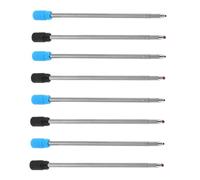 Zerodeko Recambios de Bolígrafo Tinta Negra de 7cm 80 Piezas de Metal y Resistencia a Desgaste Diario para Decoración Colegio, Compatibles Bolígrafos Cross Style