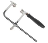 Zerodeko Serrucho de Carpintero Manual para Joyería en Forma, Aleación de Zinc, Hierro y Plástico, Negra, Ligera y Compacta, Corte Preciso, para Bricolaje de Joyas y Metales