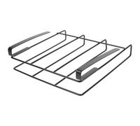 Zerodeko Soporte para Tabla de Cortar Colgante de Metal Negro para Armario | Montaje sin Taladro, Borde Redondeado y Base Antideslizante, Acceso Rápido y Orden bajo Gabinete