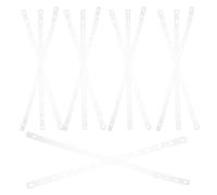 Zerodeko Tiras 30 y Optimización de Espacio de Conexión Instalación Rápida para Perchas de Plástico Blanco para Organización y Exhibición de Ropa