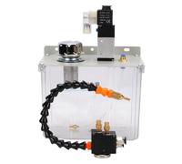Zerodis 3L Torno CNC de Refrigerante, Bomba de Lubricación por Niebla | Configuración de cuello de cisne de metal de 300 mm, flujo ajustable de 5-575 ml/min, montaje de base magnética, para
