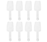 Zerodis 8 Mini Palas para Comida, Palas Rascadoras Antideslizantes para Hielo, Utensilios de Cocina Adecuados para Buffets, Fiestas de Cumpleaños, Bodas, para Raspar y Servir postres.
