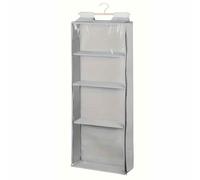 Zerodis Almacenamiento de Animales de Peluche, Organizador de Tela No Tejida sobre la Puerta con 6 Estantes de 46,65 X 16,14 X 4,33 Pulgadas, Acceso con Cremallera Lateral Doble para Dormitorio de
